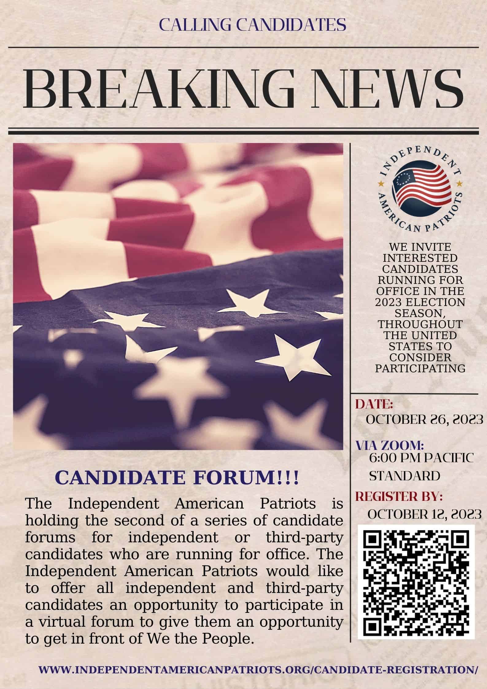 candidate flyer oct 26
